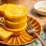 Landscape photo of Salvadoran breakfast muffins.